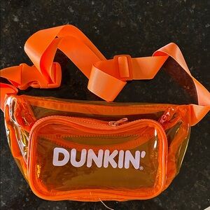 Dunkin' Orange Fanny Pack NEW